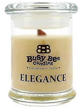 Busy Bee Candles Elegance praskajúca sviečka Vanilkový sen