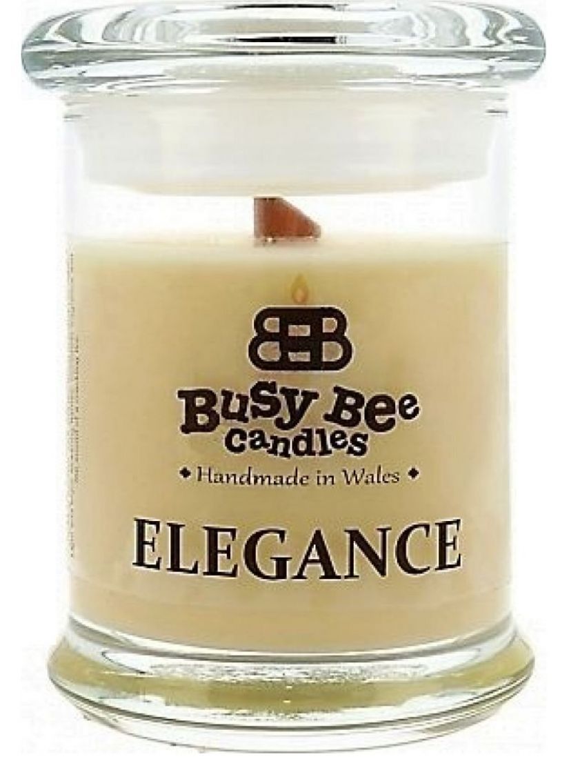 Busy Bee Candles Elegance praskajúca sviečka Vianočné medovníčky