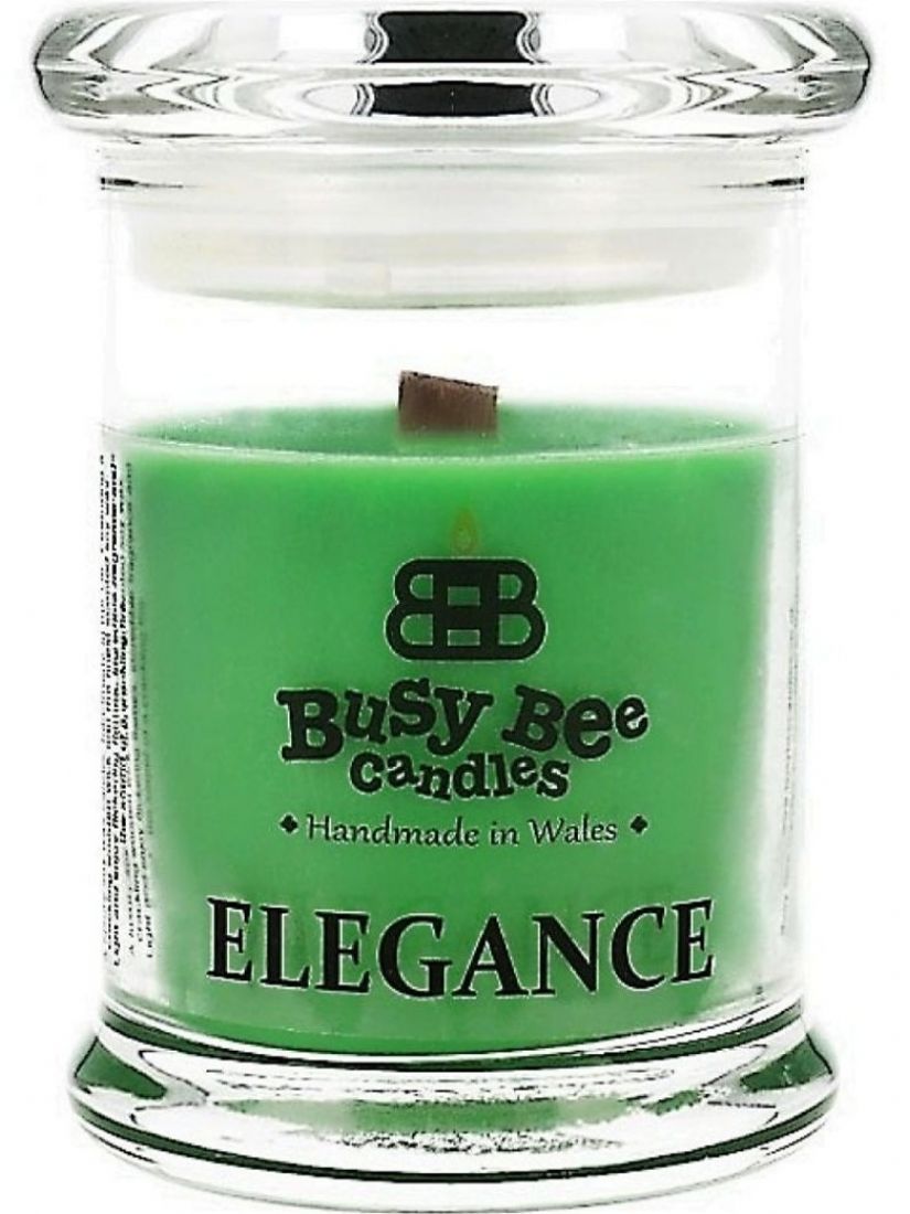 Busy Bee Candles Elegance praskajúca sviečka Vianočná cezmína