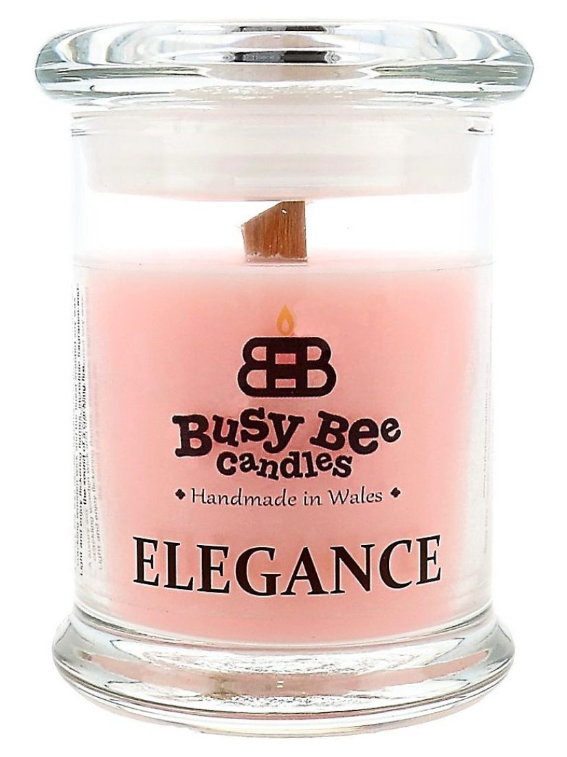 Busy Bee Candles Elegance praskajúca sviečka Magnolia Blossom