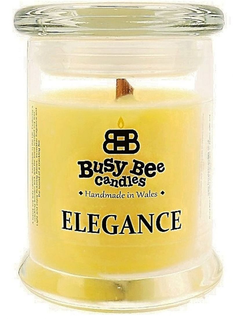 Busy Bee Candles Elegance praskajúca sviečka Vianočné prianie