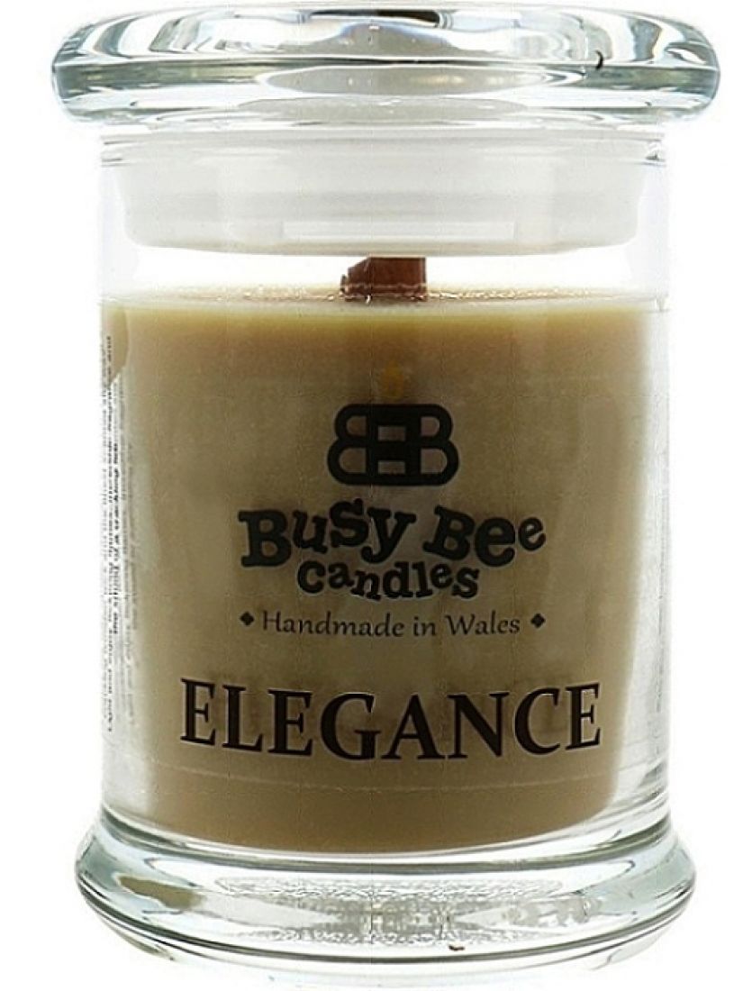 Busy Bee Candles Elegancia praskajúca sviečka Pomaranč a klinčeky